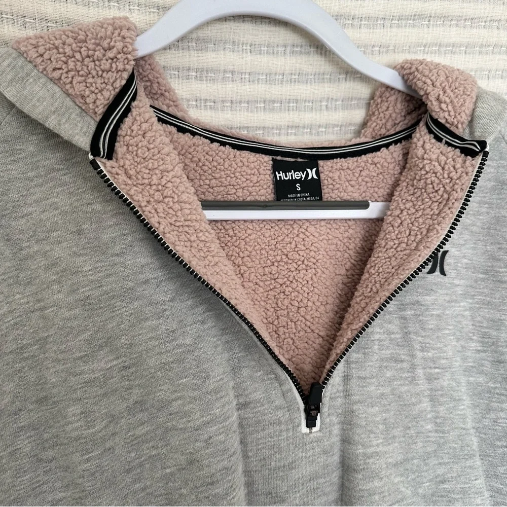 Hurley Cropped Fleece Hoodie - Picture 3 of 4